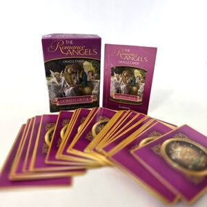 The Romance Angels Oracle Card Deck OOP Original 2012 Gold Foil Fortune Cards